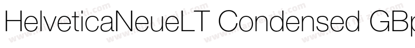 HelveticaNeueLT Condensed GBpc EUC 字体转换